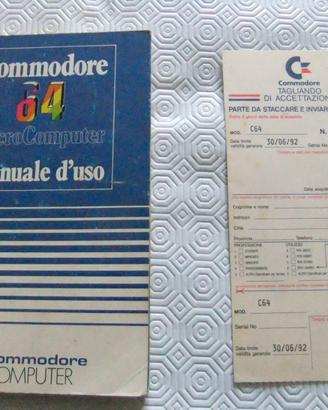 MANUALE COMMODORE 64