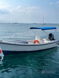 Barca lancia motoscafo Mercury 40 cv trim