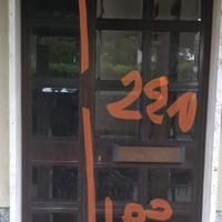porta vetrata in alluminio 