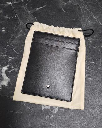 Montava portacarte portafoglio NUOVO pelle nero