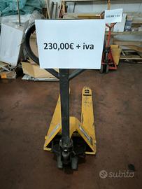 transpallet manuale forche ribassate