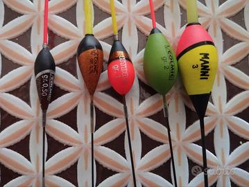 Galeggianti pesca da 0,50 a 3 grammi