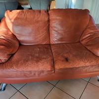Divano pelle 2 posti 