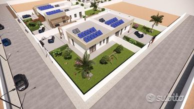 Cv113 villette bifamiliari con giardino