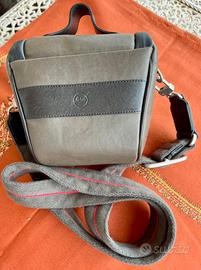 Borsa originale Leica in pelle color cachi