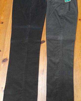 PANTALONI VINTAGE VELLUTO DUCA VISCONTI DI MODRONE