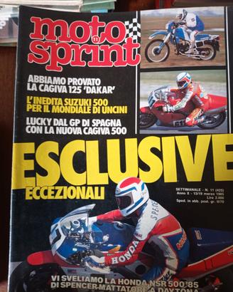 Rivista MOTOSPRINT numero 11 del 1985