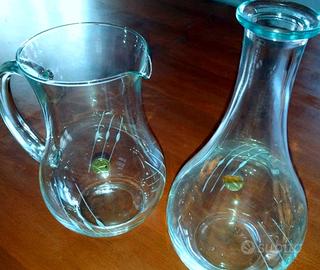 Set Brocca/Caraffa e Bottiglia/Decanter Cristallo