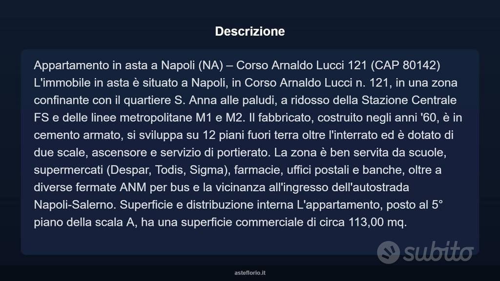 Appartamento – Napoli, Rione Vasto, Municipalità 4 - Vista 4