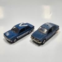 Polistil Fiat 131 e Mebetoys Alfetta Polizia