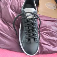 Sneakers Paruolo in cuoio con plateau 37