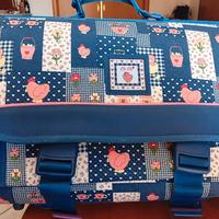 borsa scuola nuova stile vintage capiente libri