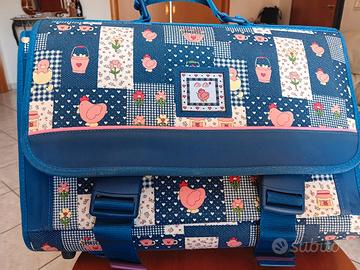 borsa scuola nuova stile vintage capiente libri