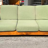 Divano in legno 3 posti + 2 poltrone