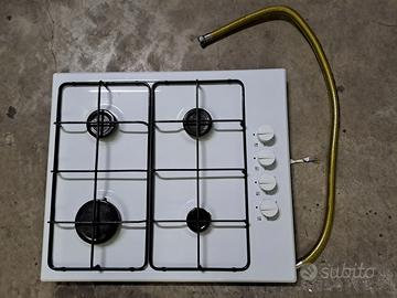 Piano cottura 4 fuochi a metano