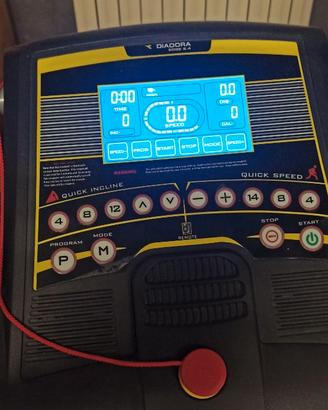 Tapis roulant elet.Diadora Fitness Edge Dark 2.4