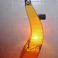 Lampada artigianale a vela