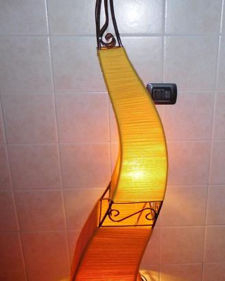 Lampada artigianale a vela