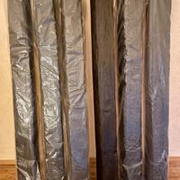 5 travi finte poliuretano rigido noce scuro