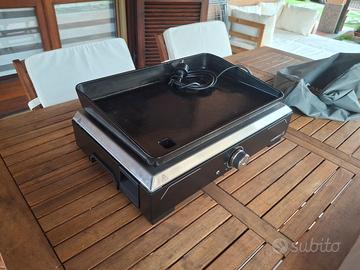 Barbecue bbq piastra griglia elettrica