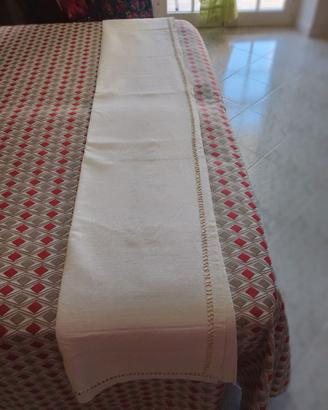 Lenzuolo matrimoniale di canapa e cotone