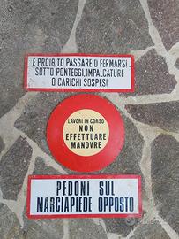 tabelle industriali vintage 