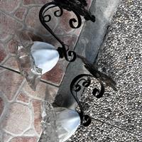 Coppia di applique vintage