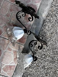 Coppia di applique vintage