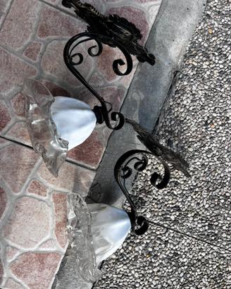 Coppia di applique vintage