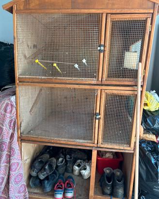 Voliera per pappagalli