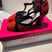 Scarpe da ballo Merlet Liscio Tango Latino