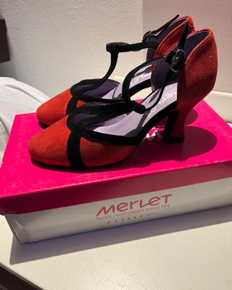 Scarpe da ballo Merlet Liscio Tango Latino