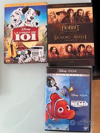 Due dvd Carica dei 101 e RicercaDiNemo