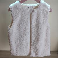 gilet in pelliccia morbida per bambina 4 anni