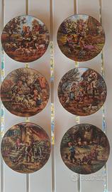 Collezione  6 piatti Porcellana Weimar  1994