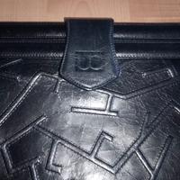 borsa in pelle stampata