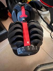 manubrio regolabile fino a 24 kg