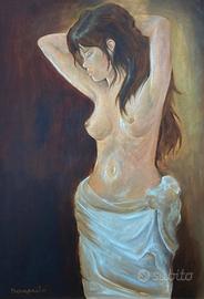 Dipinto a olio - Nudo di donna