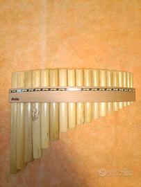 Flauto di Pan R18 in bambù - Toni in Do magg.