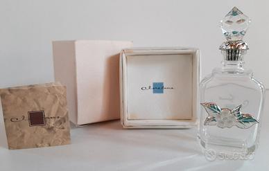 Boccetta porta profumo vetro/argento