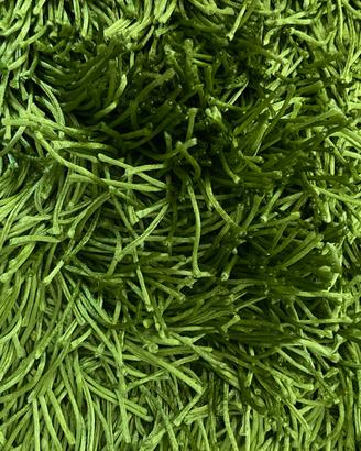Tappeto verde di fili