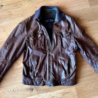 Giacca vera pelle Armani