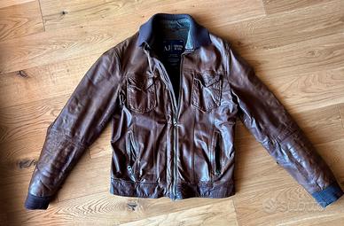 Giacca vera pelle Armani