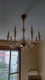 Lampadario in vetro di murano