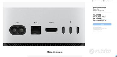 Mac mini M4 Pro  cpu 14 core gpu 20 core 512GB