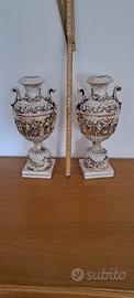 coppia di anfore CAPODIMONTE  1970