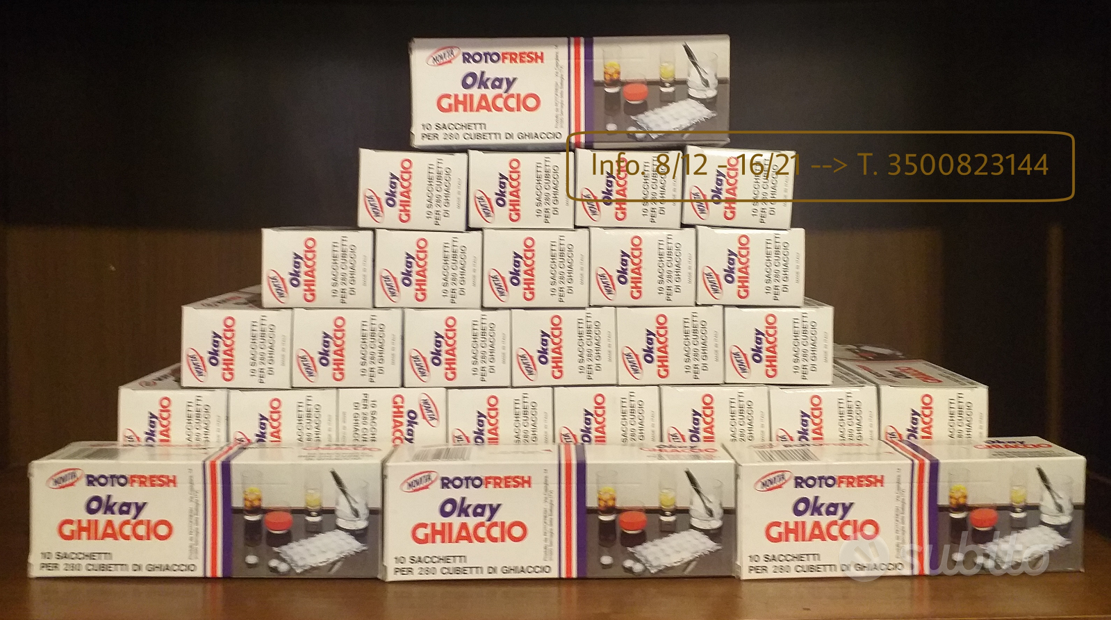Sacchetti Frigo Freezer per GHIACCIO - pz. 9800 - Arredamento e Casalinghi  In vendita a Brindisi