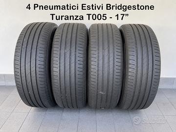 4 Pneumatici Estivi Bridgestone Turanza T005 - 17”