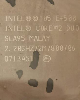 processore  Intel core 2 duo  E4500