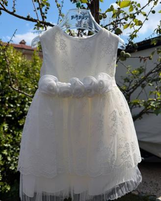 Abito cerimonia  bimba “Aletta”12 mesi.